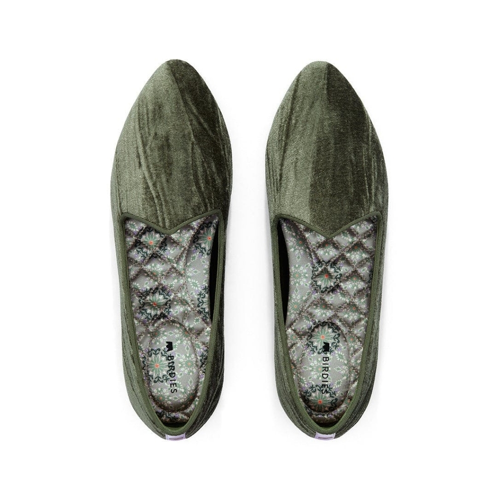Brand New Birdies The Heron Olivine Loafer Flat, Size 7